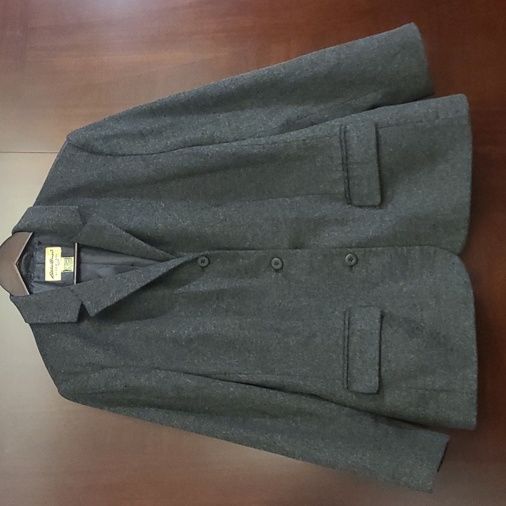 Eddie Bauer Grey Wool Blazer